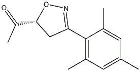 (5R)-3-Mesityl-5-acetyl-2-isoxazoline 结构式