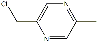 5-Chloromethyl-2-methylpyrazine 结构式