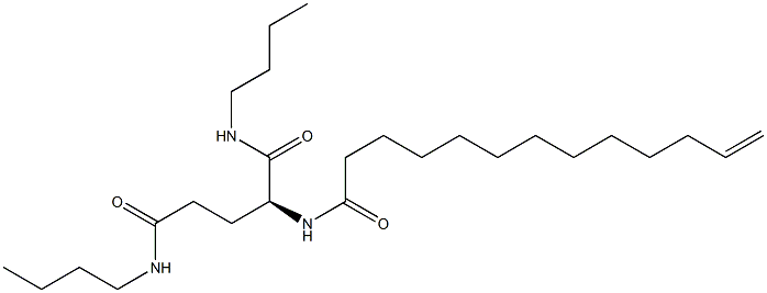 N2-(12-Tridecenoyl)-N1,N5-dibutylglutaminamide 结构式