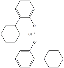 Calcium bis(2-cyclohexylphenolate) 结构式