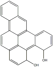 3,4-Dihydrodibenzo[a,e]pyrene-3,4-diol 结构式