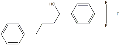 1-[4-(Trifluoromethyl)phenyl]-4-phenyl-1-butanol 结构式