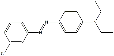 3-Chloro-4'-(diethylamino)azobenzene 结构式