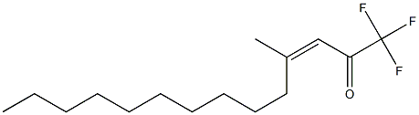 Trifluoromethyl[(Z)-2-methyl-1-dodecenyl] ketone 结构式