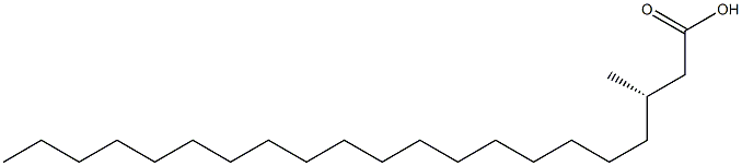 [S,(-)]-3-Methylhenicosanoic acid 结构式