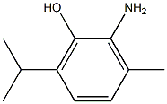 2-Amino-6-isopropyl-3-methylphenol 结构式