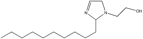 2-Decyl-3-imidazoline-1-ethanol 结构式