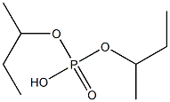 Phosphoric acid hydrogen di-sec-butyl ester 结构式