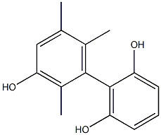 2',5',6'-Trimethyl-1,1'-biphenyl-2,3',6-triol 结构式