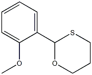 2-(2-Methoxyphenyl)-1,3-oxathiane 结构式