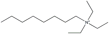 Octyltriethylammonium 结构式