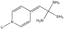 1-Lithio-4-[(trisilylmethyl)methylene]-1,4-dihydropyridine 结构式