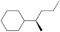 (+)-[(R)-1-Methylbutyl]cyclohexane 结构式