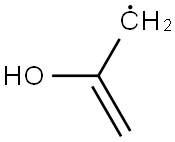 2-Hydroxy-2-propenyl radical 结构式