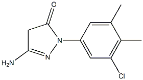 3-Amino-1-(5-chloro-3,4-dimethylphenyl)-5(4H)-pyrazolone 结构式