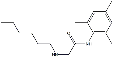 2-Hexylamino-2',4',6'-trimethylacetanilide 结构式