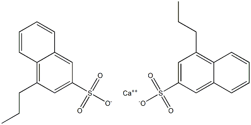 Bis(4-propyl-2-naphthalenesulfonic acid)calcium salt 结构式