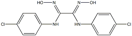 N,N'-Bis(4-chlorophenyl)ethanediamide dioxime 结构式