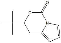 3,4-Dihydro-3-tert-butylpyrrolo[1,2-c][1,3]oxazin-1-one 结构式