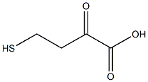 2-Oxo-4-mercaptobutyric acid 结构式