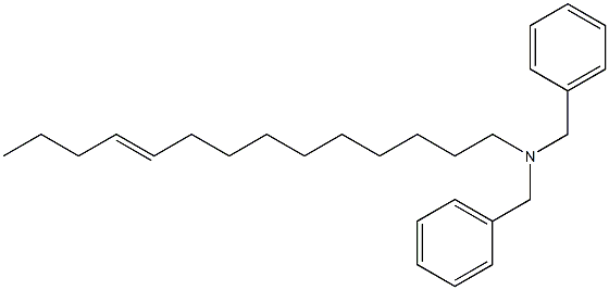 (10-Tetradecenyl)dibenzylamine 结构式