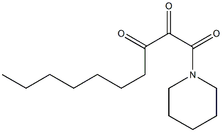 1-(1-Piperidinyl)decane-1,2,3-trione 结构式