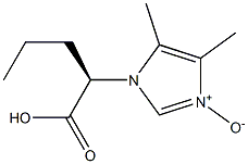 3-[(R)-1-Carboxybutyl]-4,5-dimethyl-3H-imidazole 1-oxide 结构式