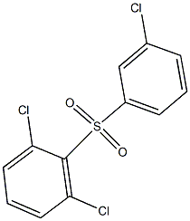 2,6-Dichlorophenyl 3-chlorophenyl sulfone 结构式