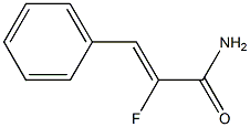 2-Fluoro-3-phenylpropenamide 结构式