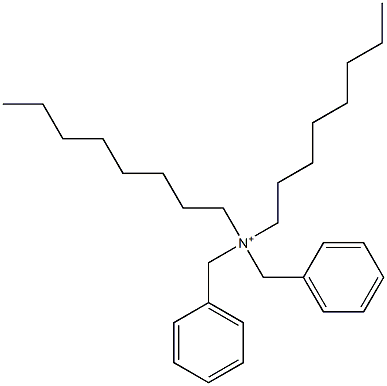 Dioctyldibenzylaminium 结构式