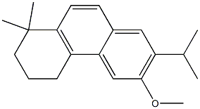 2-Isopropyl-3-methoxy-8,8-dimethyl-5,6,7,8-tetrahydrophenanthrene 结构式