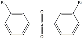 Bis(3-bromophenyl) sulfone 结构式
