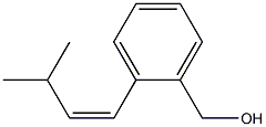 2-[(Z)-3-Methyl-1-butenyl]benzyl alcohol 结构式