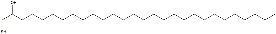 1-Mercapto-2-octacosanol 结构式