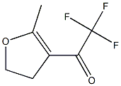 4,5-Dihydro-2-methyl-3-(trifluoroacetyl)furan 结构式