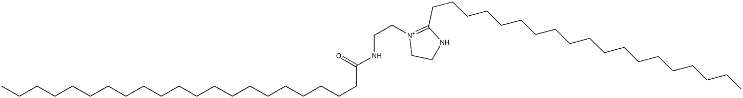 1-[2-(Docosanoylamino)ethyl]-2-nonadecyl-1-imidazoline-1-ium 结构式