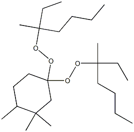 3,3,4-Trimethyl-1,1-bis(1-ethyl-1-methylpentylperoxy)cyclohexane 结构式