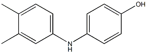 p-(3,4-Dimethylanilino)phenol 结构式