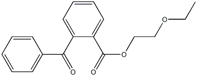 2-Benzoylbenzoic acid 2-ethoxyethyl ester 结构式