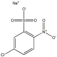 3-Chloro-6-nitrobenzenesulfonic acid sodium salt 结构式