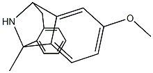 8-Methoxy-5-methyl-10,11-dihydro-5H-dibenzo[a,d]cyclohepten-5,10-imine 结构式