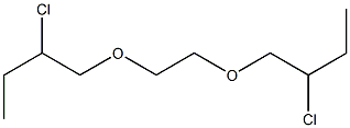 1,1'-[1,2-Ethanediylbis(oxy)]bis(2-chlorobutane) 结构式