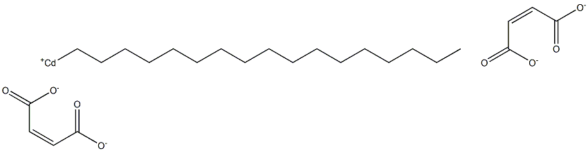Bis(maleic acid 1-heptadecyl)cadmium salt 结构式