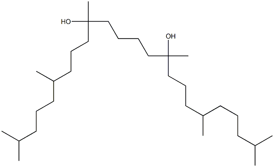 2,6,10,15,19,23-Hexamethyltetracosane-10,15-diol 结构式