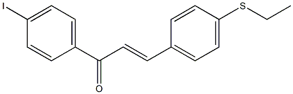 4-((Ethylthio))-4'-iodochalcone 结构式