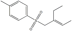 2-Ethyl-1-tosyl-2-butene 结构式