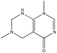 1,6-Dimethyl-5,6,7,8-tetrahydropyrimido[4,5-d]pyrimidin-4(1H)-one 结构式