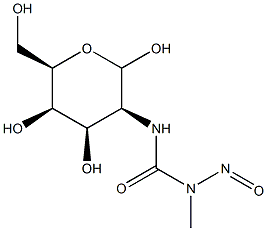 1-Methyl-1-nitroso-3-(2-deoxy-D-galactopyranos-2-yl)urea 结构式