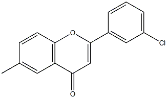 5'-Chloro-6-methylflavone 结构式