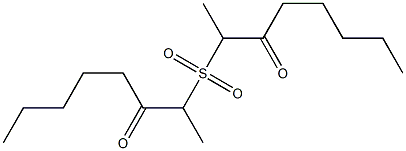 Methyl(2-oxoheptyl) sulfone 结构式